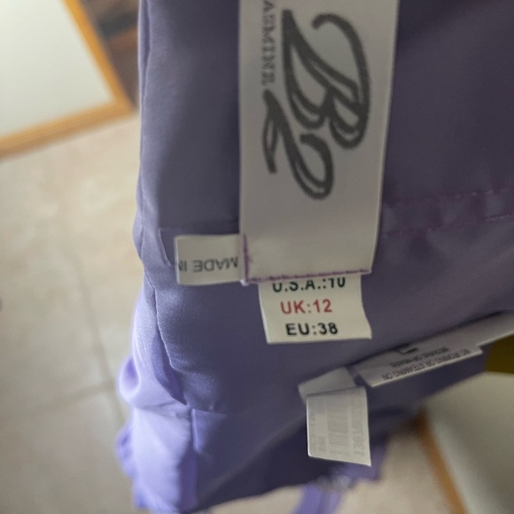B2 Jasmine Light Purple Lavender Bridesmaid Prom Evening Dress Size 10 - Picture 5 of 8